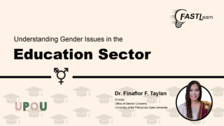FASTLearn Episode 18 - Understanding Gender Issues in the Education Sector