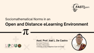 FASTLearn Episode 54 – Sociomathematical Norms in an Open and Distance eLearning Environment