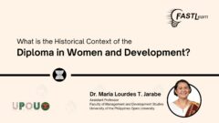 FASTLearn Episode 58 - What is the Historical Context of the Diploma in Women and Development?