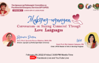 Lusog-Isip at Lusog Puso – Makipag-Ugnayan Conversations on Staying Connected Through Love Languages