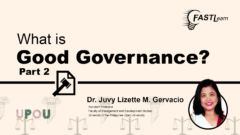 FASTLearn Episode 34 - What is Good Governance? Part 2