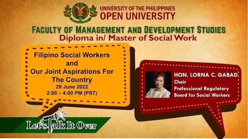 LTIO: Filipino Social Workers And Our Joint Aspirations For The Country