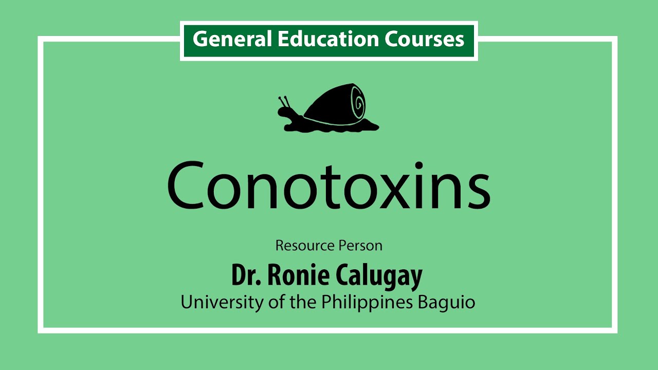 Conotoxins | Dr. Ronie Calugay