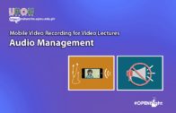 Mobile Video Recording for Video Lectures – Audio Management