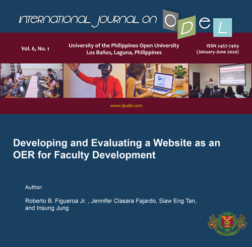 Developing and Evaluating a Website as an OER for Faculty Development