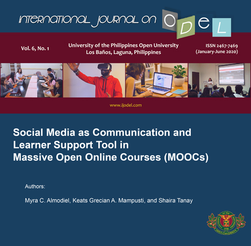 Social Media as Communication and Learner Support Tool in Massive Open Online Courses (MOOCs)