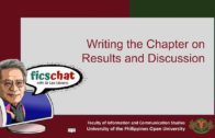 FICS Chat with Sir Lex Librero | Episode 8: Writing the Chapter on Results and Discussion