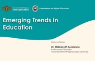 Emerging Trends in Education | Dr. Melinda dP. Bandalaria