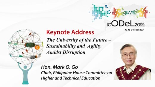 Keynote Address: University of the Future – Sustainability and Agility Amidst Disruption | Hon. Mark O. Go.