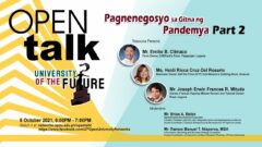 OPEN Talk: Pagnenegosyo sa Gitna ng Pandemya Part 2