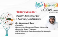 Quality Assurance for e-Learning Institutions | Dr. Mansoor Al Awar