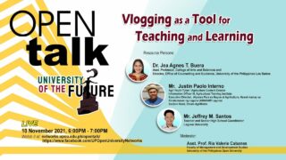 OPEN Talk: Vlogging as a Tool for Teaching and Learning
