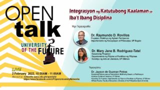 OPEN Talk: Integrasyon ng Katutubong Kaalaman sa Iba't Ibang Disiplina