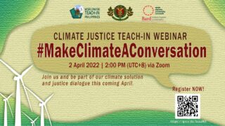 Climate Justice Teach-in Webinar: #MakeClimateAConversation