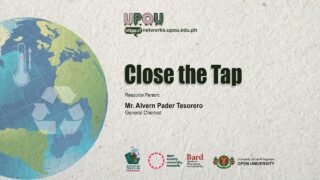 Close the Tap | Mr. Alvern Pader Tesorero