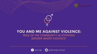 You and Me Against Violence: Role of the Community in Stopping Gender-Based Violence