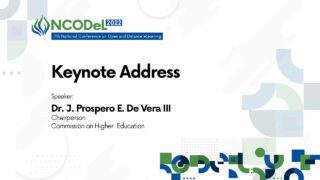 Keynote Address | J. Prospero De Vera III