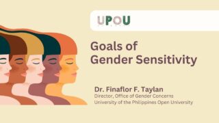 Goals of Gender Sensitivity | Dr. Finaflor F. Taylan