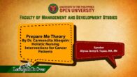 Prepare Me Theory: Holistic Nursing Interventions for Cancer Patients | Dr. Carmencita Abaquin