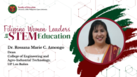 Filipino Women Leaders in STEM Education | Dr. Edwehna Elinore Paderna
