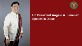 Message from the UP President