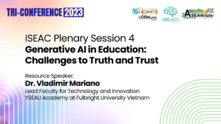 Generative AI in Education: Challenges to Truth and Trust | Dr. Vladimir Mariano