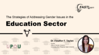FASTLearn Episode 19 – The Strategies in Addressing Gender Issues in the Education Sector