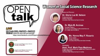 OPEN Talk Episode 39 - Women in Social Science Education