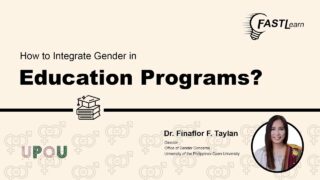 FASTLearn Episode 20 - How to Integrate Gender in Education Programs?