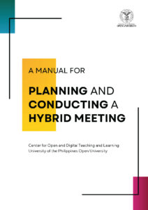 A Manual for Planning and Conducting a Hybrid Meeting