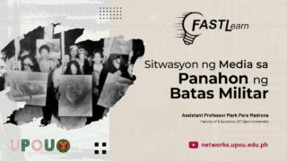 FASTLearn Episode 43 - Sitwasyon ng Media sa Panahon ng Batas Militar (Part 2)