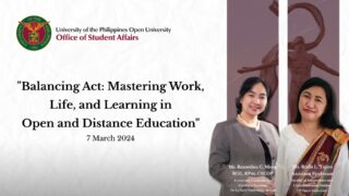 Balancing Act: Mastering Work, Life, and Learning in Open and Distance Education