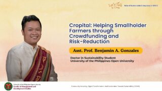 Cropital: Helping Smallholder Farmers through Crowdfunding and Risk Reduction | aProf. Benjamin Gonzales