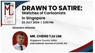 Drawn to Satire - Sketches of Cartoonists in Singapore | Mr. Cheng Tju Lim